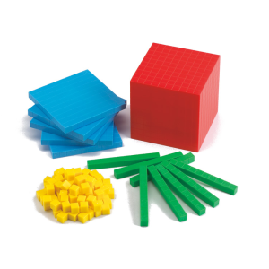 Plastic Base Ten (Yellow cubes)