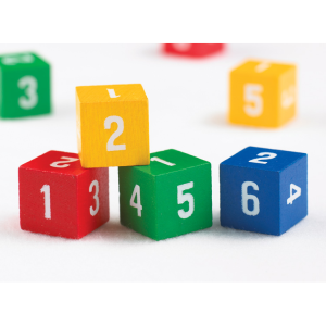 Wooden Number Dice