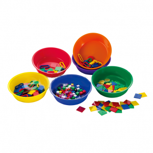 Colored Sorting Bowls