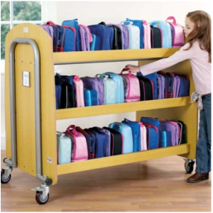 Tuf2 Double Lunchbox Trolley (Up to 60 Lunchboxes)