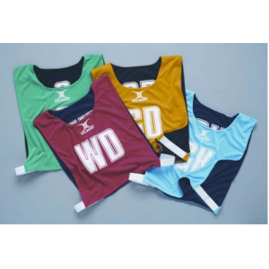 Gilbert Reversible Netball Bibs