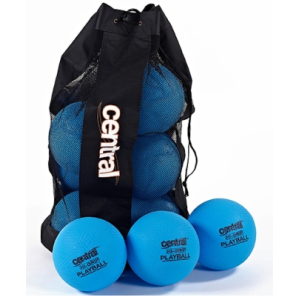 Pack of 12 Hi-Grip Playground Balls. The soft, friendly vinyl surface features a cross moulded tactile grid. Ideal balls for playground games.215mm (8.5in) diameter. Central Playground Ball Deal Specifications Comes in an easy to carry Central ball sack.