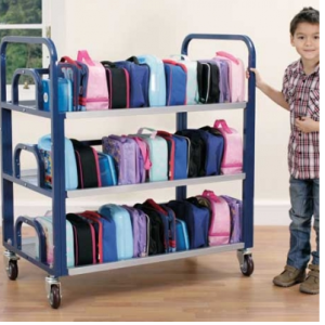 Tuf Double Lunchbox Trolley (Up to 60 Lunchboxes)