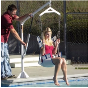 Manual EZ Lift Pool Disability Hoist