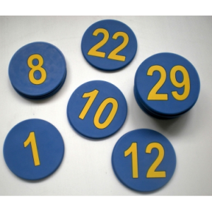 Floormarker Number Discs