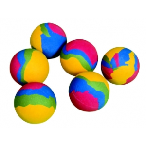 Rainbow Sponge Rubber Play Ball