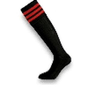 Football Socks Black / Red