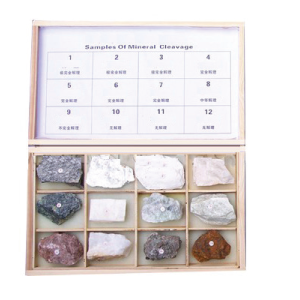 Mineral Cleavage Sample Set of 12