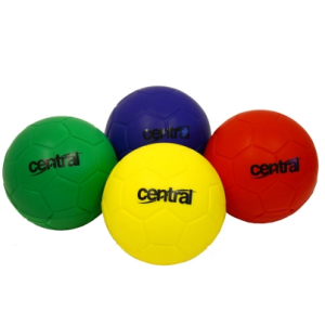 Central Rubber Foam Handballs - Pack of 4