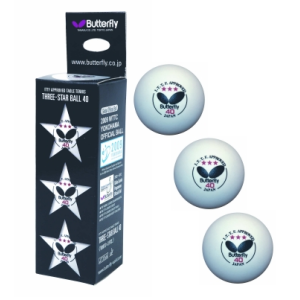 Butterfly 3 Star Table Tennis Balls