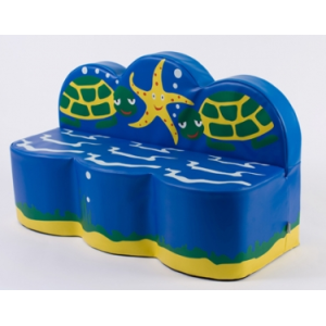 Under the Sea Turtle 3 Seat Sofa (No Arms)