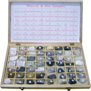 Mineral & Ore Sample Set of 56