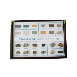 Metal & Mineral Sample Set of 24