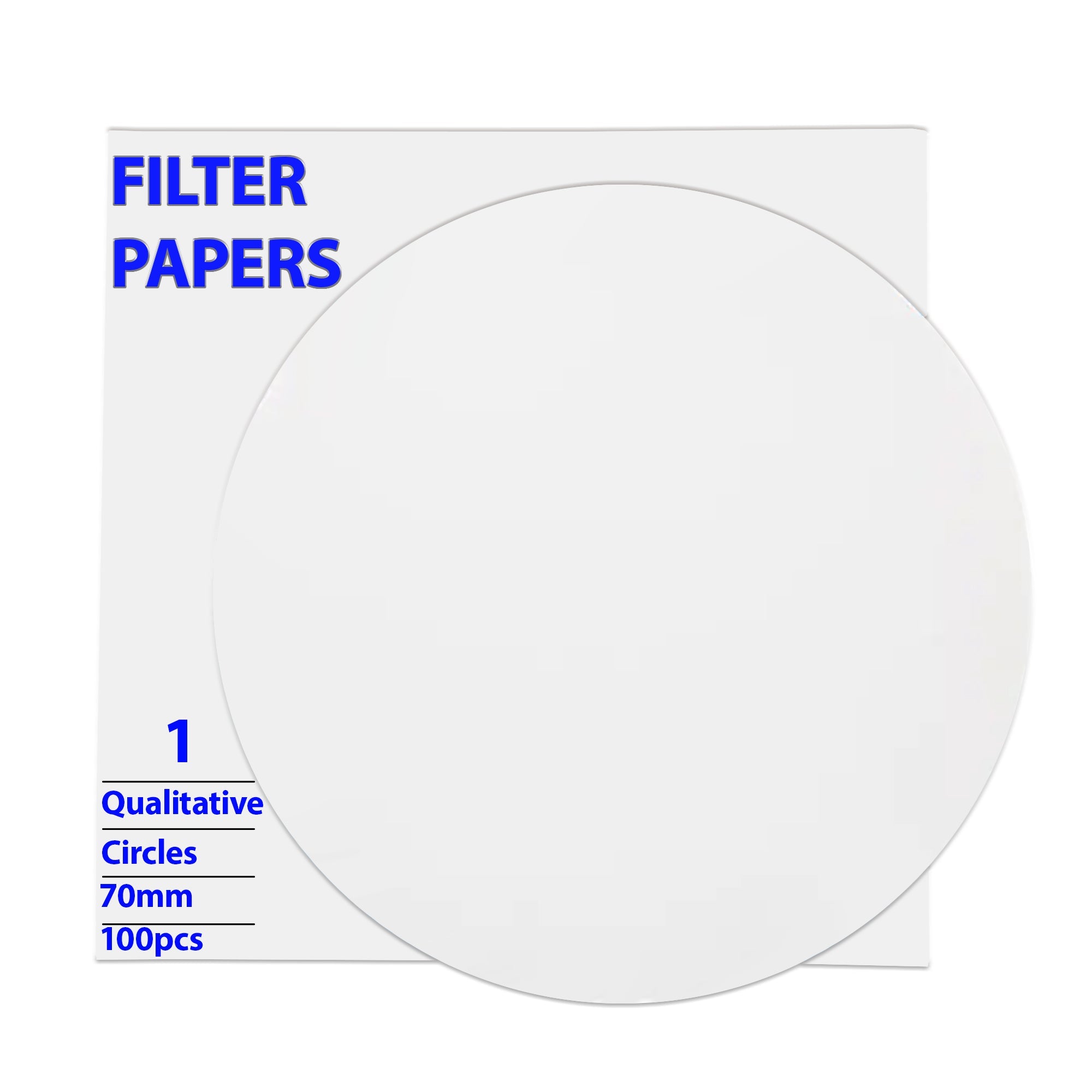 Set of 100 Heavy Duty Qualitative Filter Paper Circle Shapes – Vision ...