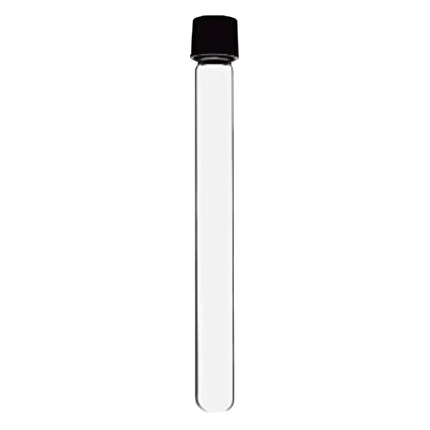 10cm Borosilicate Culture Tubes Glass Round Bottom