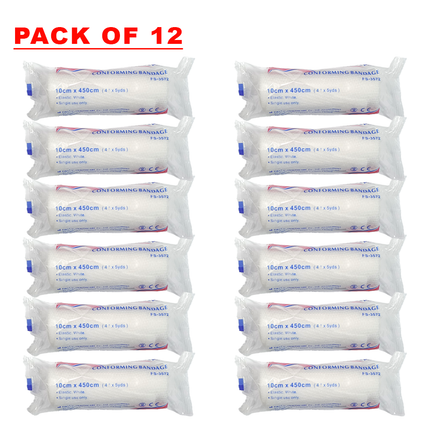 Pack of 12 Heavy Duty Conforming Adhesive Bandages