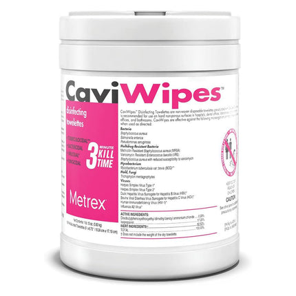 CaviWipes - Disposable Germicidal Cleaner & Healthcare Disinfecting Wipes, 160 Count