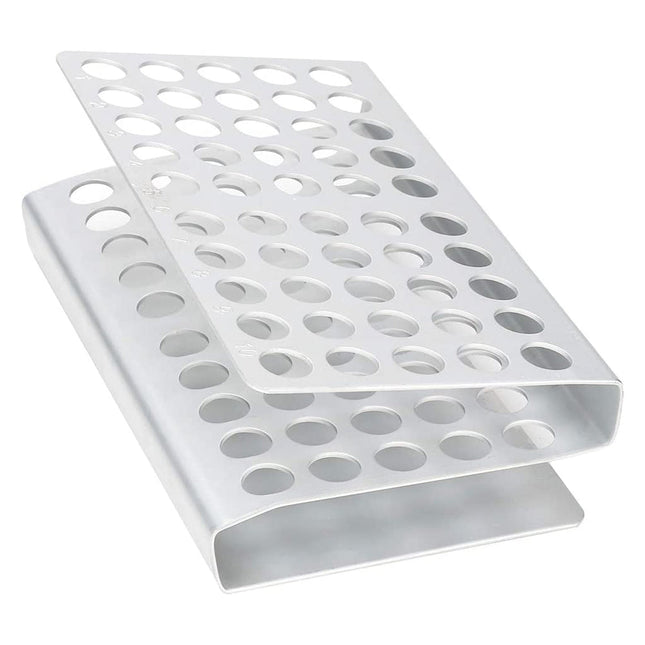 S-Shaped Test Tube Rack - Securely Holds 50 Tubes of 17.5mm Diameter