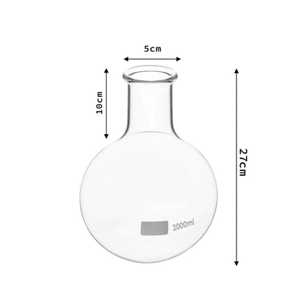 2000ML Round Bottom Flask | Borosilicate 3.3 Glass