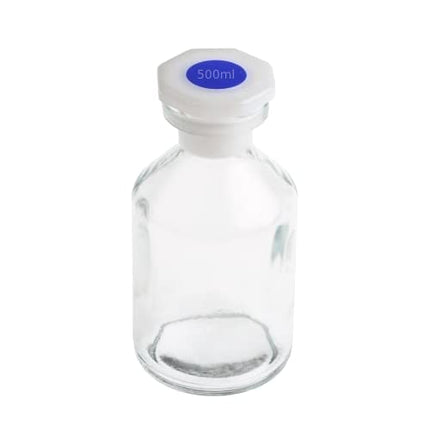 Set of 4 Heavy Duty Reagent Bottle Pack 1000ml, 500ml, 250ml, 100ml Capacity High Grade Borosilicate 3.3