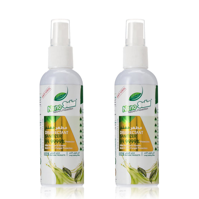 Nano Seha Non-Alcoholic Disinfectant Hand Sanitizer Spray Aloe Vera | 100% Natural, Plant-Based and Biodegradable Ingredients