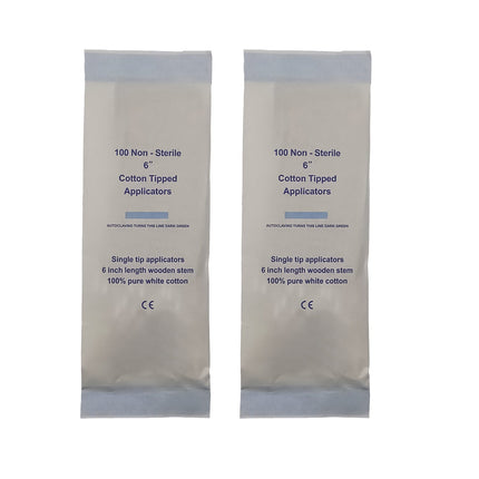 Cotton Tip Applicator | Non-Sterile | Autoclavable Bag