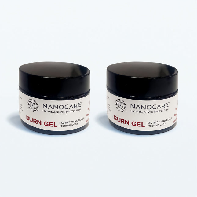 Nanocare Burn Gel | 50g | Natural Silver Protection | 100% Natural, Plant-Based and Biodegradable Ingredients