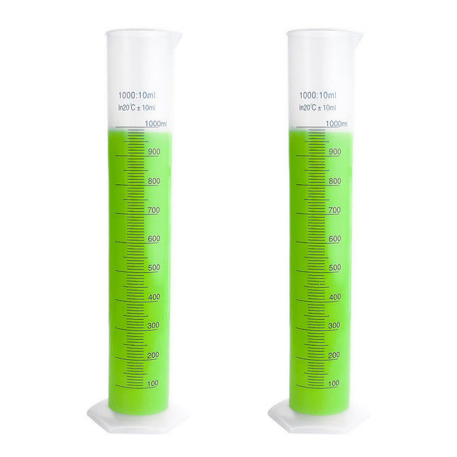 1000ml Plastic Graduated Cylinder Set