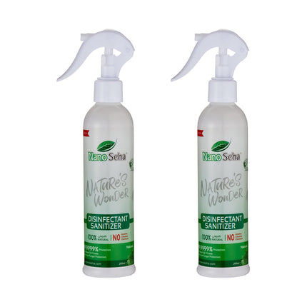 Nano Seha Non-Alcoholic Disinfectant Hand Sanitizer Spray Aloe Vera | 100% Natural, Plant-Based and Biodegradable Ingredients