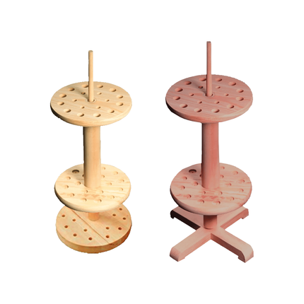 Plastic & Wooden Circular Pipette Stand