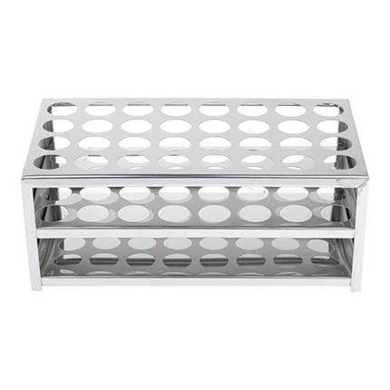 32 Hole Test Tube Racks Stainless Steel