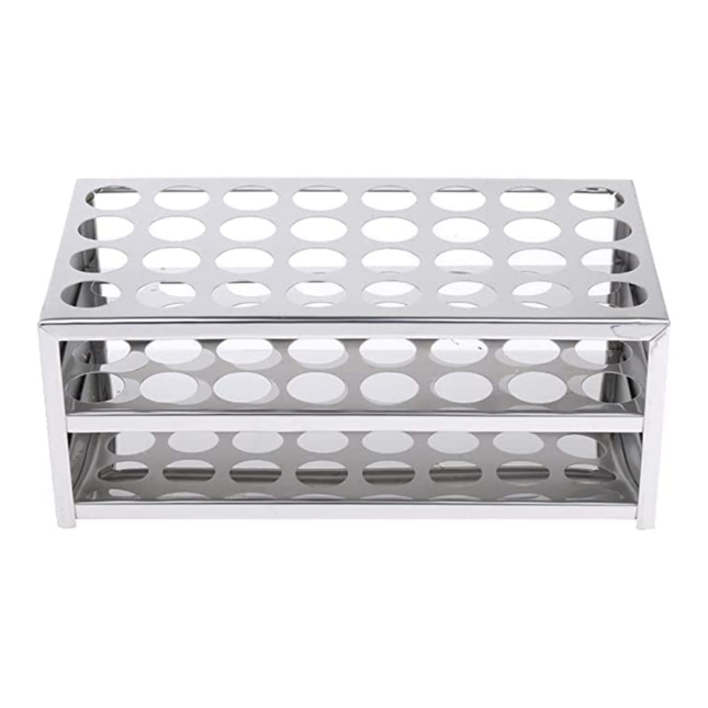 32 Hole Test Tube Racks Stainless Steel