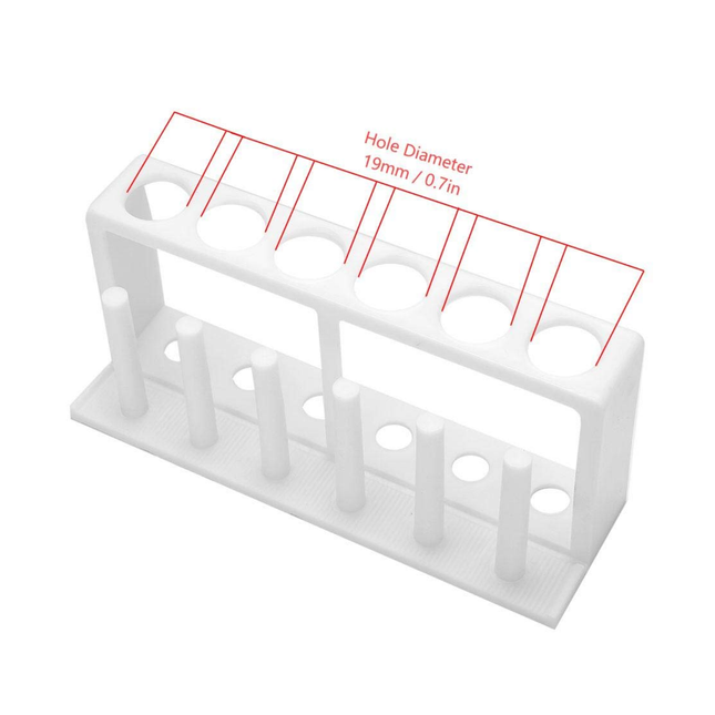 6 holes Plastic Test Tube Racks