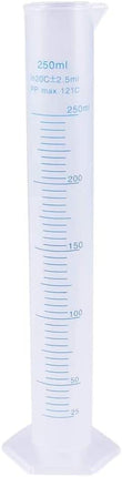 Set of 4 Heavy Duty Graduated Plastic Cylinder