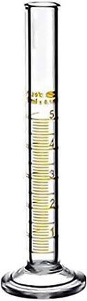 Set of 2 Heavy Duty Glass Graduated Cylinders