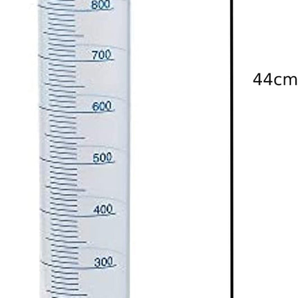 Set of 4 Heavy Duty Graduated Plastic Cylinder