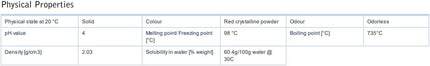 100g COBALT (II) SULPHATE HEPTAHYDRATE 97%