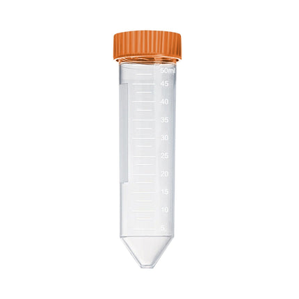 50pcs Conical Plastic Centrifuge Test Tubes 50ml | PP Material