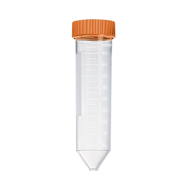 50pcs Conical Plastic Centrifuge Test Tubes 50ml | PP Material