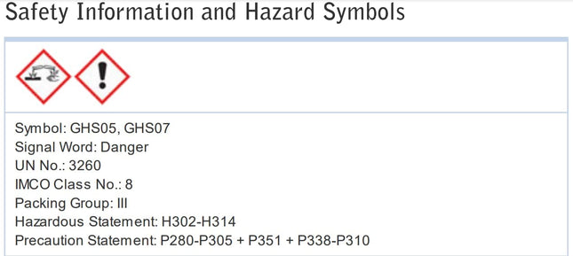 250g FERROUS CHLORIDE HYDRATED