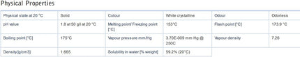 500g CITRIC ACID MONOHYDRATE