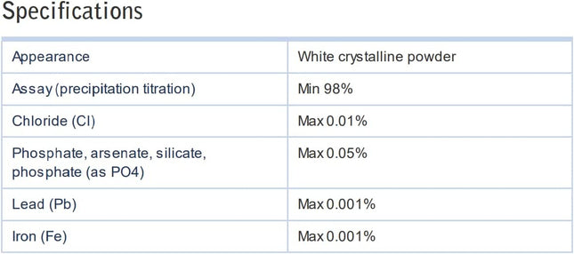 100g SODIUM MOLYBDATE DIHYDRATE