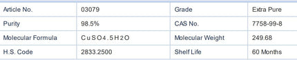 250g CUPRIC SULPHATE PENTAHYDRATE