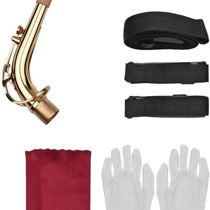 Griffin Deluxe Brass Saxophone Kit Gold Lacquer