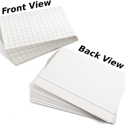 Pack of 30 Double Sided Heavy Duty White Board 2cm Grid