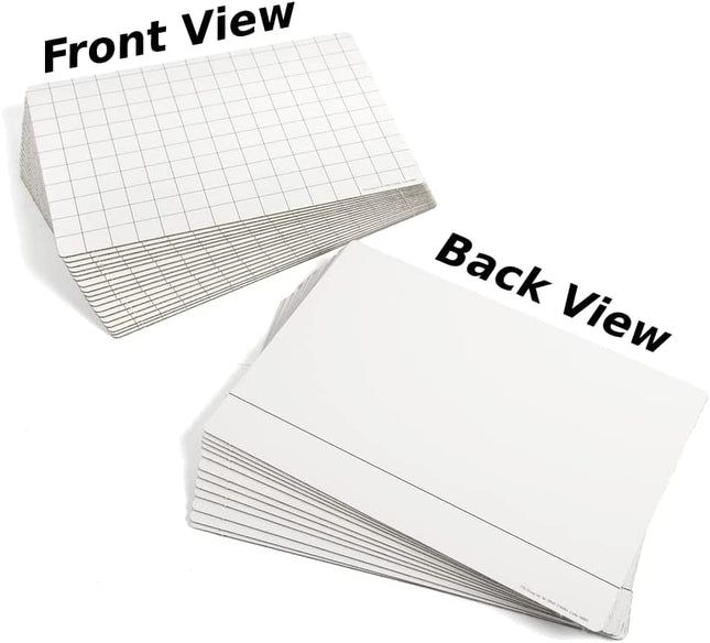 Pack of 30 Double Sided Heavy Duty White Board 2cm Grid