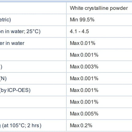 500g Potassium Dihydrogen Orthophosphate Anhydrous AR/ACS