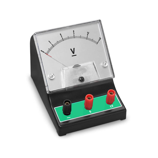 0V-15V DC Voltmeter with Double Scale and Overload Protection