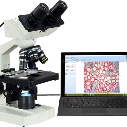 Biological Compound Microscope with Digital USB Camera