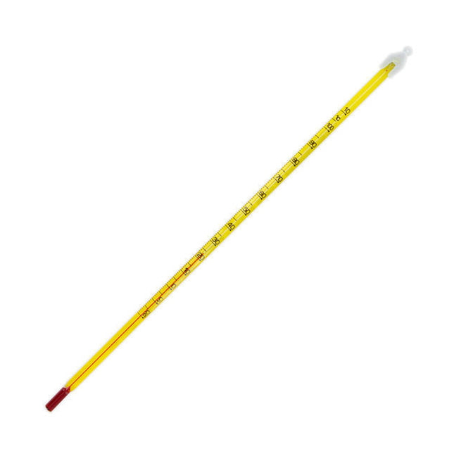 Alcohol Thermometer | Temperature Range: -10 to 100°C | 31cm Length